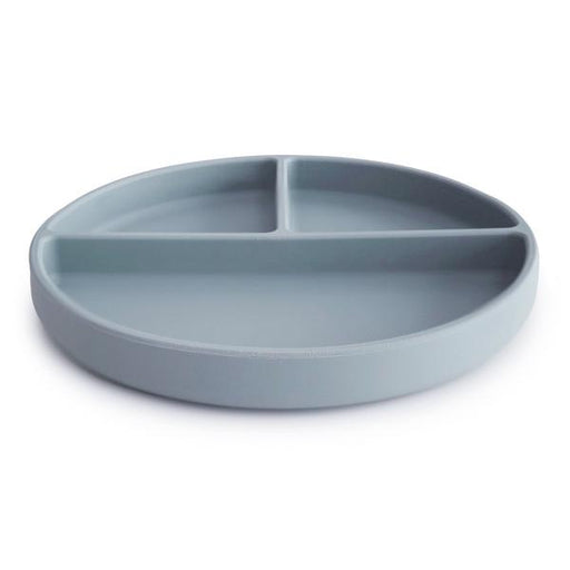 Silicone Suction Plate - Powder Blue par Mushie - Mushie | Jourès