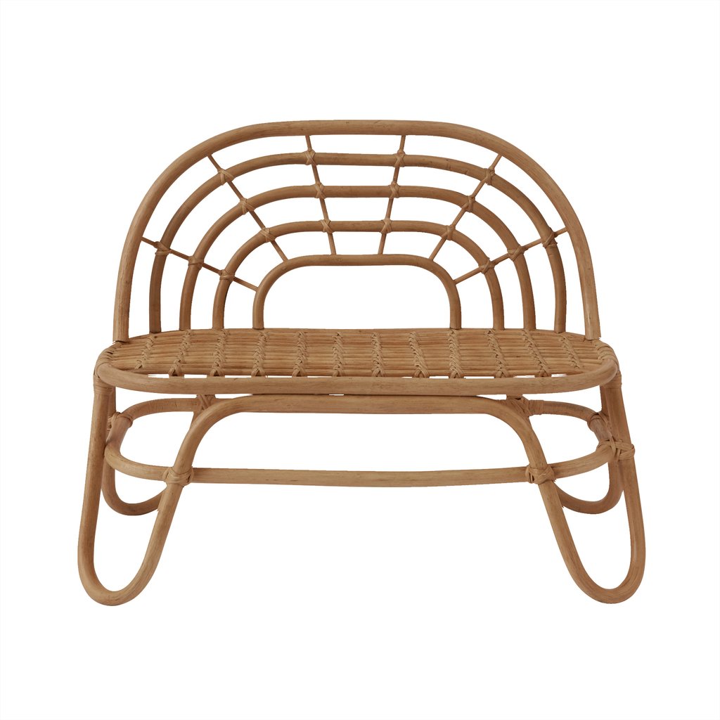 Rattan Rainbow Mini Bench par OYOY Living Design - | Jourès