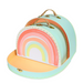 Set of Two Rainbow Suitcase par Meri Meri - Decoration | Jourès