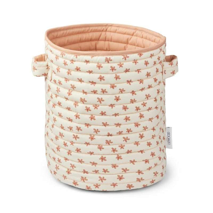 Ally Quilted Basket - Floral/Sea shell par Liewood - Nursery | Jourès