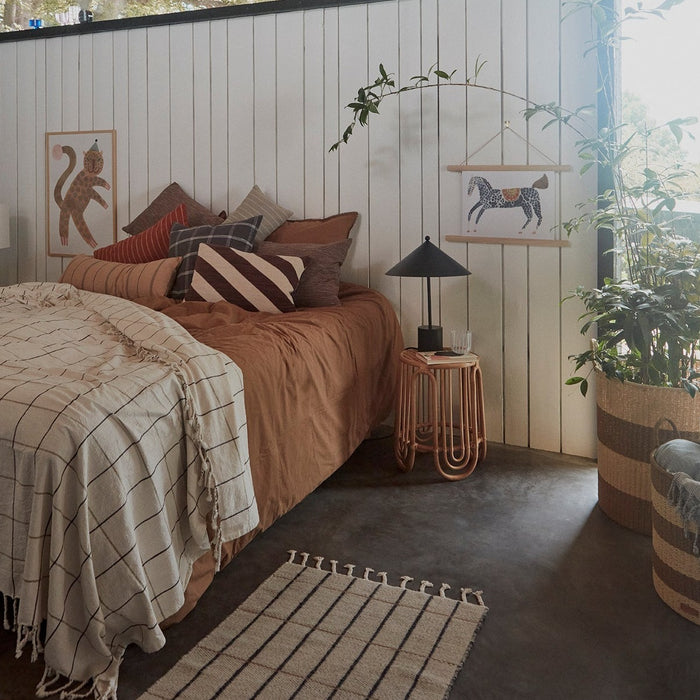 Rattan Rainbow Stool par OYOY Living Design - Living Room | Jourès