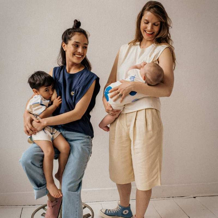 On sème - Camisole d'allaitement - Blanc par Tajinebanane - Vêtements d'allaitement | Jourès