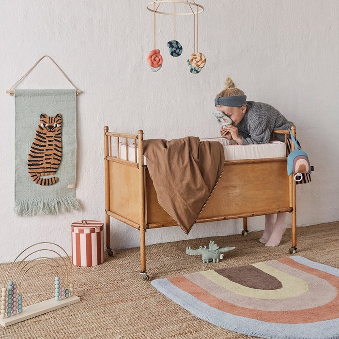 Affiche murale textile - Tigre par OYOY Living Design - Chambre de bébé | Jourès