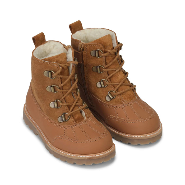 Zuri Winter Boots Size 21 to 26 Caramel - Main Image
