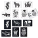 Sensory Art Cards - Black & white par Wee Gallery - Baby - 6 to 12 months | Jourès