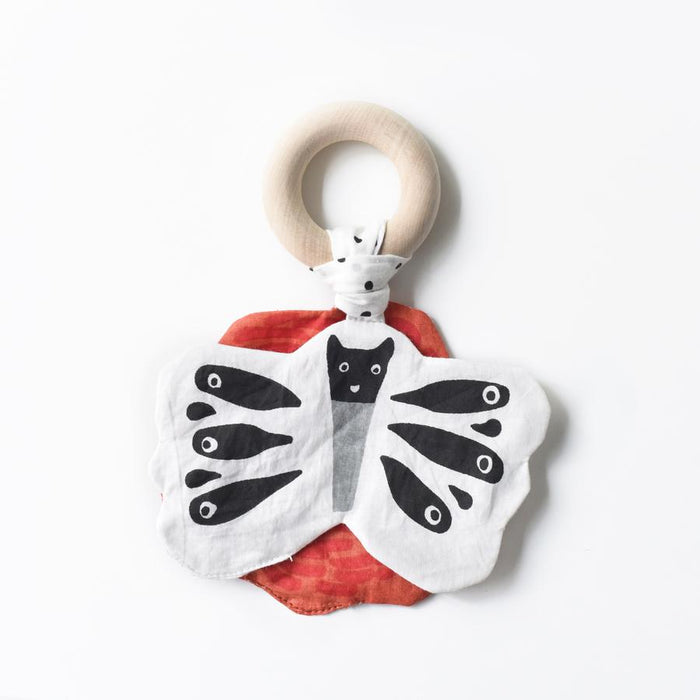 Crinkle Teether - Butterfly par Wee Gallery - Baby | Jourès
