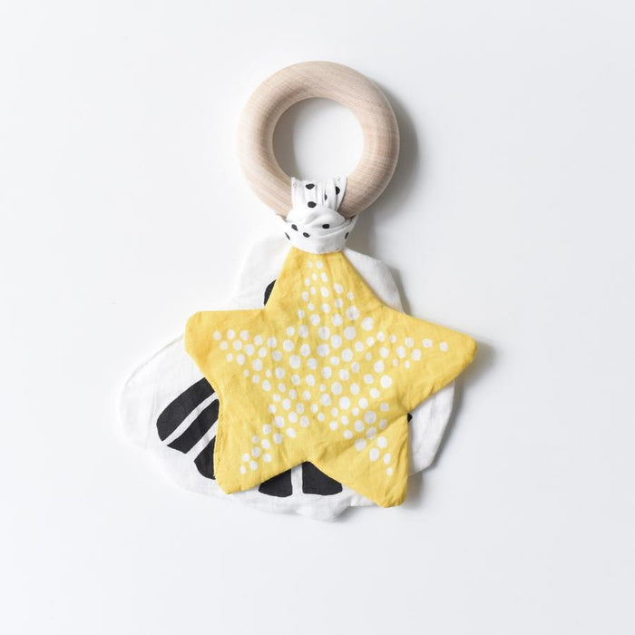 Crinkle Teether - Starfish par Wee Gallery - Baby Shower Gifts | Jourès