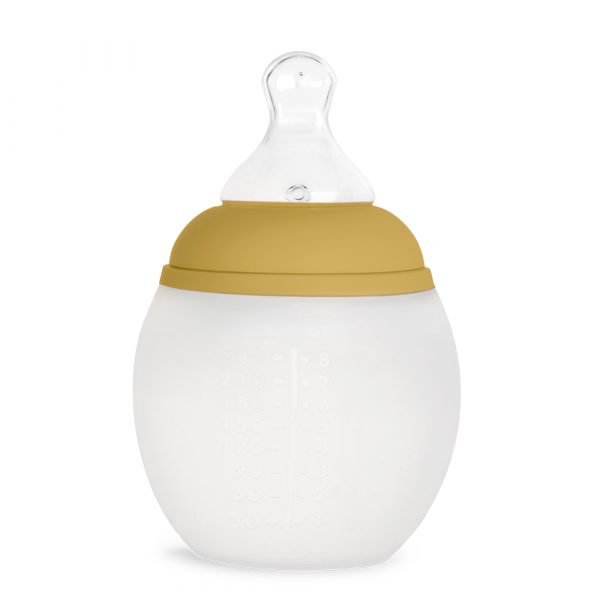 Élhée Baby bottle 08 Oz - Medium Flow - Curry par Élhée - Gifts $50 or less | Jourès