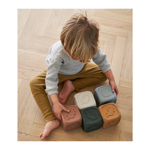 Cube géant Andrew - Jouet pour bébé - Moutarde par Liewood - Jeux éducatifs et loisirs | Jourès
