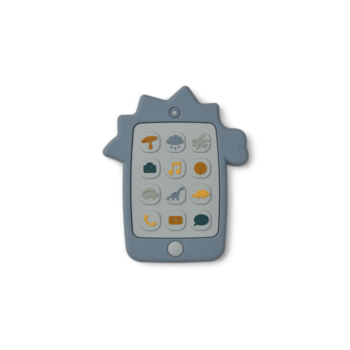 Teether Toy- Thomas Mobile Phone - Dino dove blue par Liewood - Imitation Games | Jourès