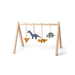 Knitted animals for baby - Gio playgym accessories - Dino mix - Pack of 4 par Liewood - Baby | Jourès
