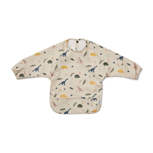 Merle Cape Bib With Long Sleeves - Pack of 2 - Dinosaurs par Liewood - Kitchen | Jourès