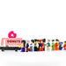 Voiture en bois - Candyvan - Camion de beignes par Candylab - Jeux classiques et jouets rétros | Jourès