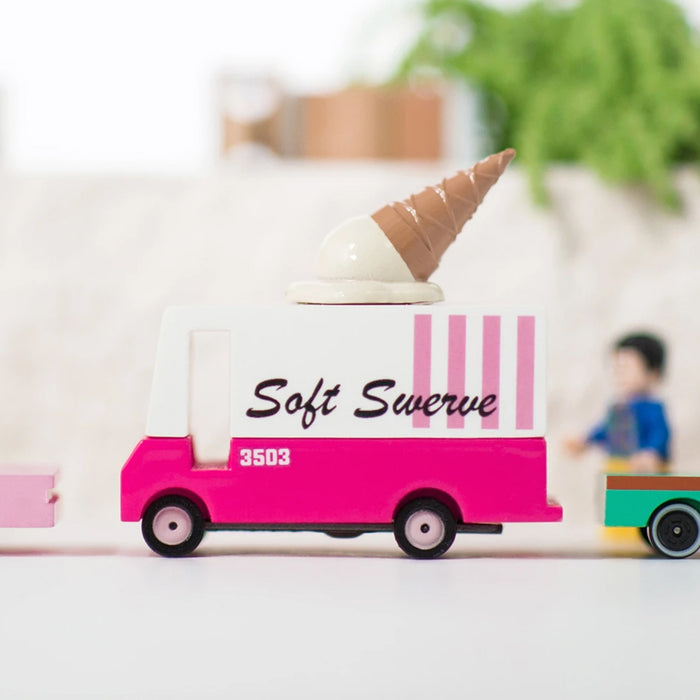 Voiture en bois - Candyvan - Camion de crème glacée par Candylab - Bébé | Jourès