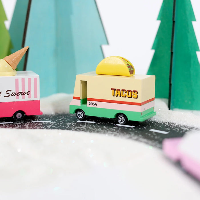 Voiture en bois - Candyvan - Camion à tacos par Candylab - Jeux éducatifs et loisirs | Jourès