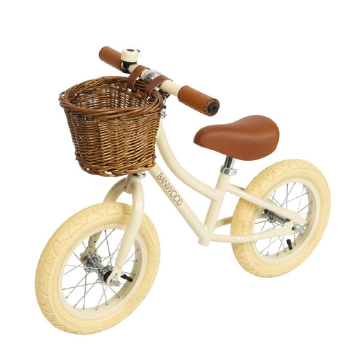 Vélo d'équillibre Banwood - First Go - Crème par Banwood - Soleil, été, bonheur ! | Jourès