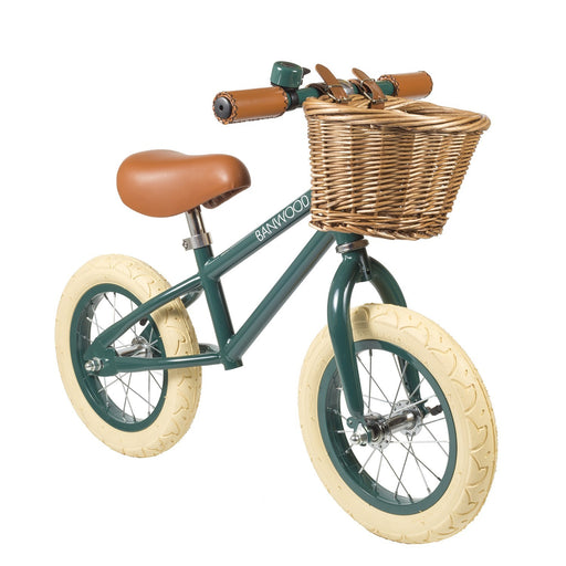 Vélo d'équillibre Banwood - First Go - Vert foncé par Banwood - Jouets d'extérieur | Jourès