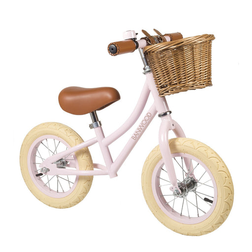 Vélo d'équillibre Banwood - First Go - Rose pâle par Banwood - Jouets d'extérieur | Jourès