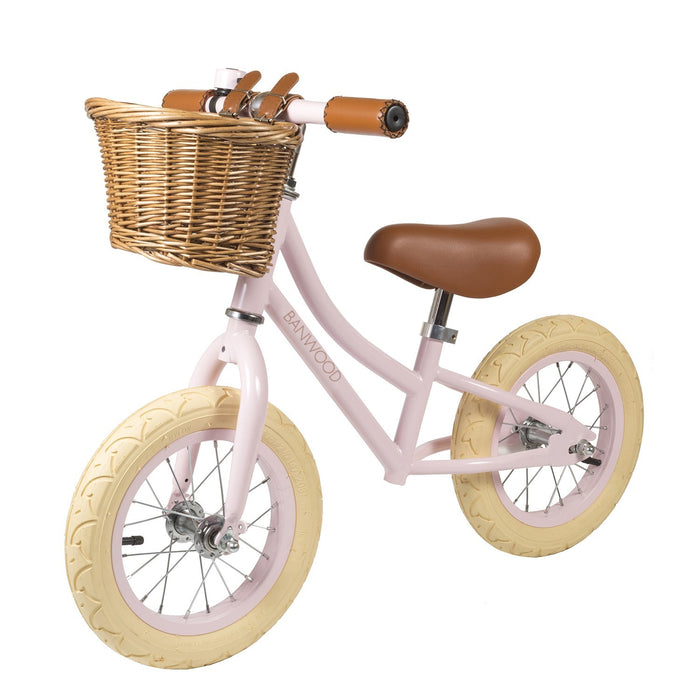 Vélo d'équillibre Banwood - First Go - Rose pâle par Banwood - $100 et plus | Jourès