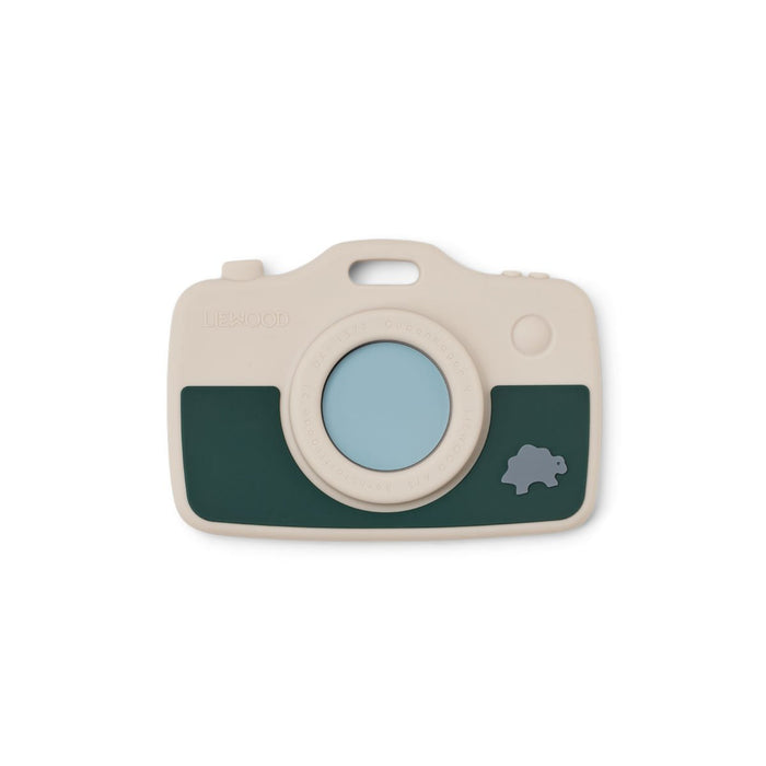 Teether toy - Steven camera -Dinosaurs/Green garden par Liewood - Gifts $50 or less | Jourès