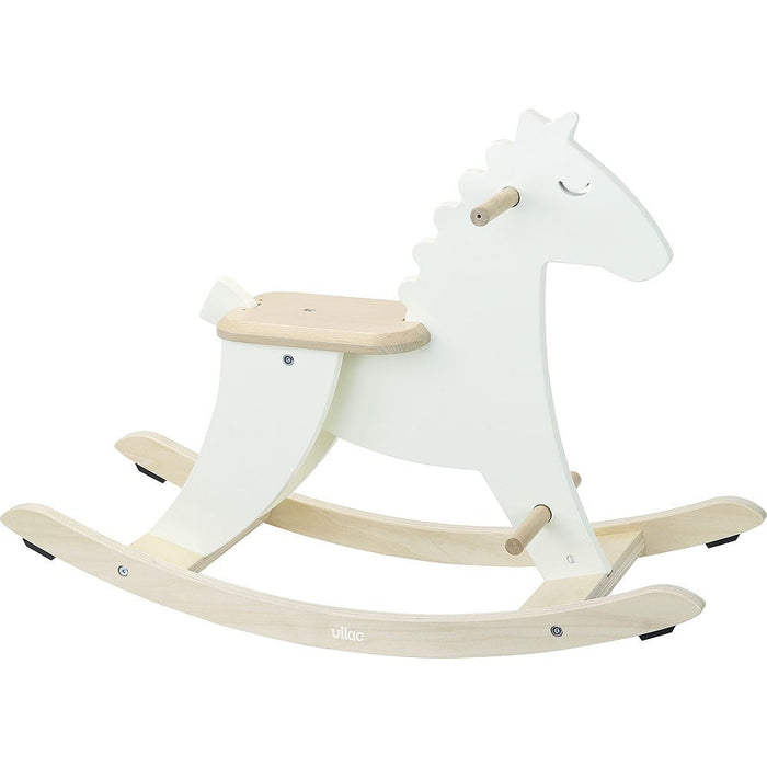 Ride On Rocking Horse with security hoop - Ivory par Vilac - Gifts $100 and more | Jourès