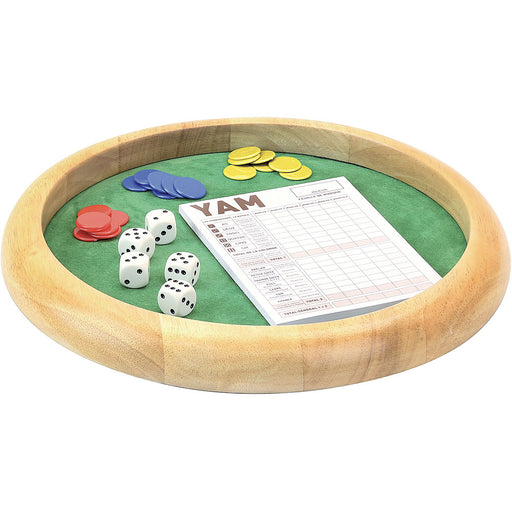 Game - Wood Dice Tray + 421 and Yam's Gam par Jeujura - Wooden toys | Jourès