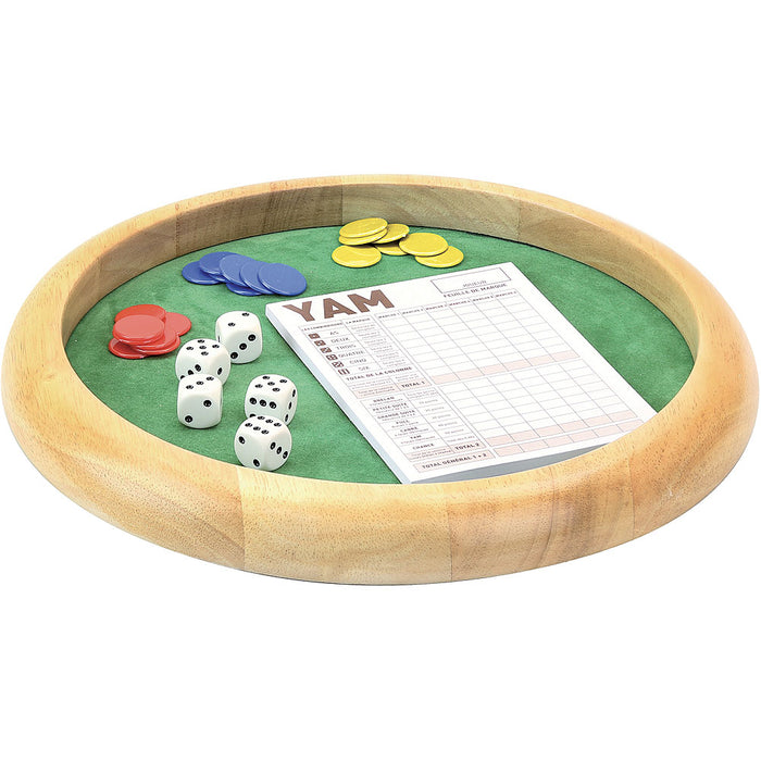 Game - Wood Dice Tray + 421 and Yam's Gam par Jeujura - Holidays | Jourès