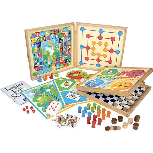 Game - Wooden Classic Set of 9 Games par Jeujura - Retro Toys | Jourès