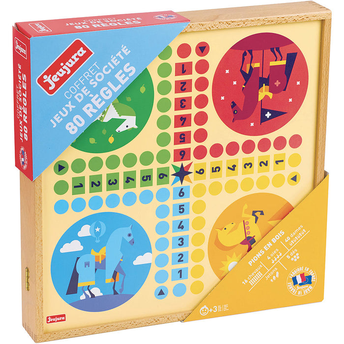 Game - Wooden Classic Set of 9 Games par Jeujura - Wooden toys | Jourès