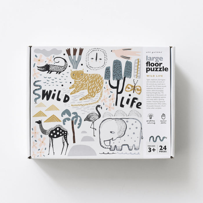 Floor Puzzle - Wild Life par Wee Gallery - Back to School | Jourès
