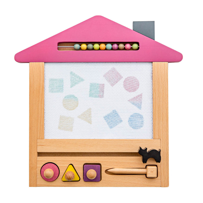 Ardoise à dessin magique - Maison Oekaki - Chat par kiko+ & gg* - Jeux classiques et jouets rétros | Jourès