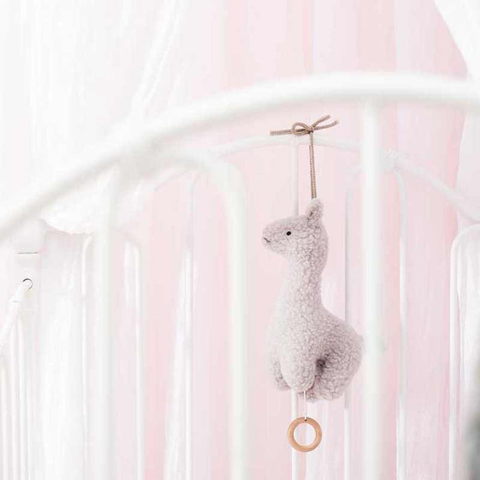 Musical Hanger Lama - Grey par Jollein - Mobiles & Music Mobiles | Jourès