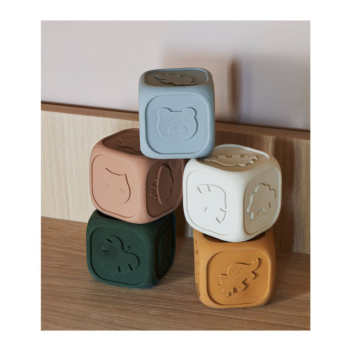 Cube géant Andrew - Jouet pour bébé - Sandy par Liewood - Cadeaux 50 $ ou moins | Jourès