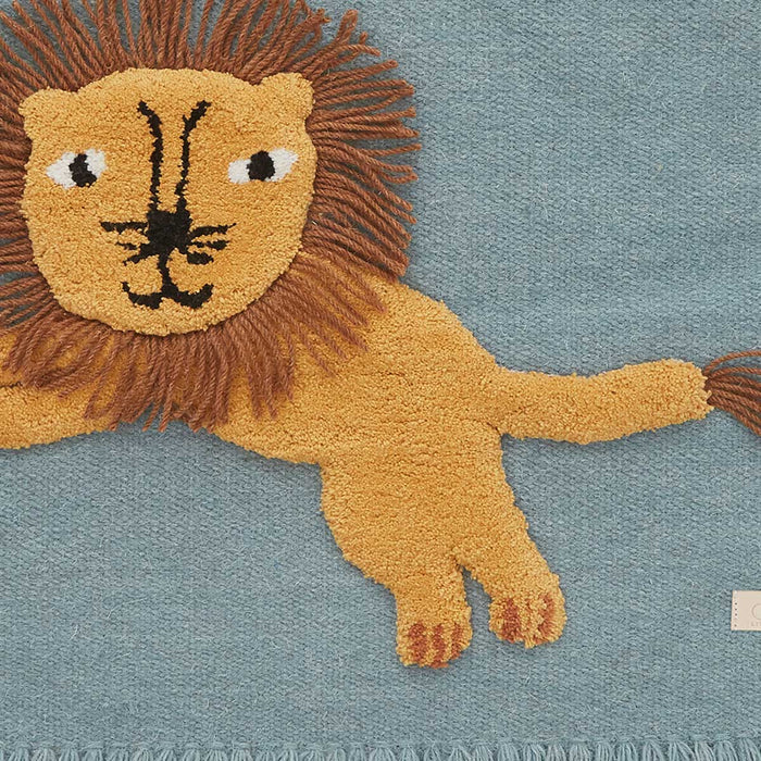 Affiche murale textile - Lion farceur  par OYOY Living Design - Maison | Jourès