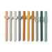 Badu Straw - 10-pack - Safari/Mustard Multi mix par Liewood - Cups, Sipping Cups and Straws | Jourès