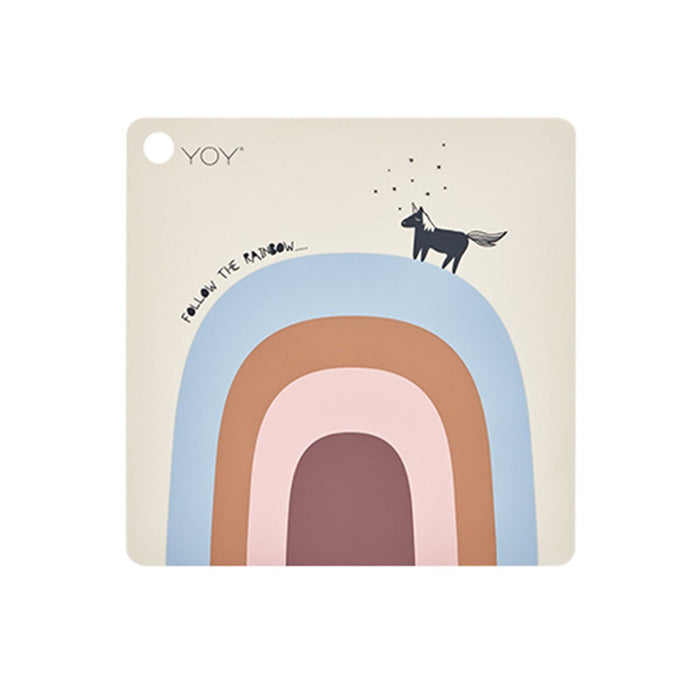 Placemat - OYOY - Follow The Rainbow par OYOY Living Design - Baby Bottles & Mealtime | Jourès