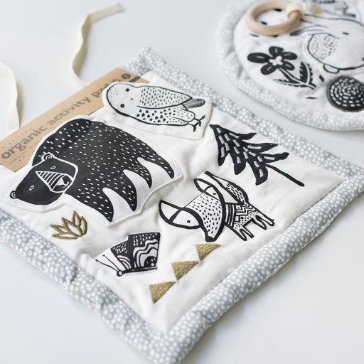 Activity Pad - Woodland par Wee Gallery - The Black & White Collection | Jourès