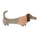 Darling - Baby Daisy Dog - Brown / Coral par OYOY Living Design - Toys, Teething Toys & Books | Jourès