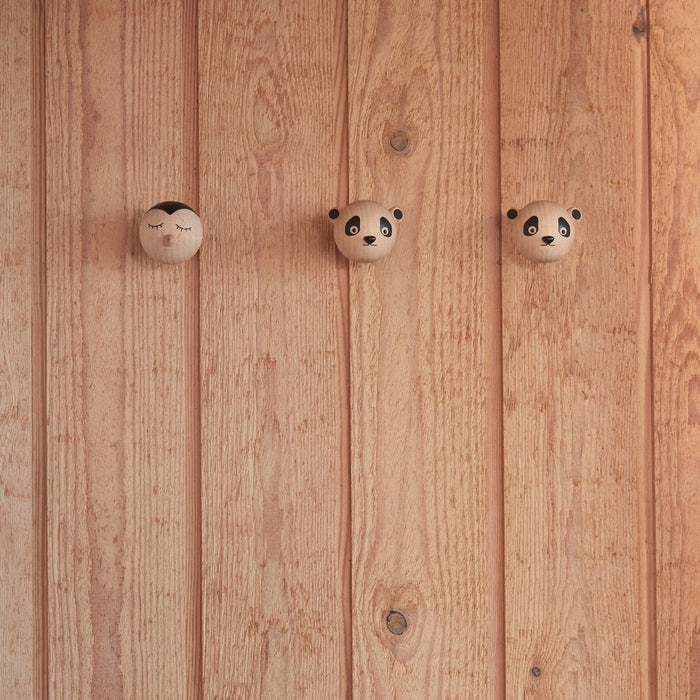 Crochet Mini Hook - Panda par OYOY Living Design - Chambre de bébé | Jourès
