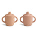 Neil Silicone Sippy Cup - Pack of 2 - Tuscany rose/Pale Tuscany Mix par Liewood - New in | Jourès