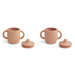 Neil Silicone Sippy Cup - Pack of 2 - Tuscany rose/Pale Tuscany Mix par Liewood - Liewood | Jourès