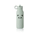 Kids Stainless Steel Thermos Anker Water Bottle - Panda dusty mint par Liewood - Kitchen | Jourès