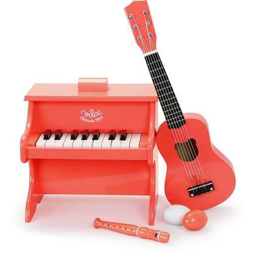 Mini piano pour enfants - Orange par Vilac - L'heure de jouer ! | Jourès