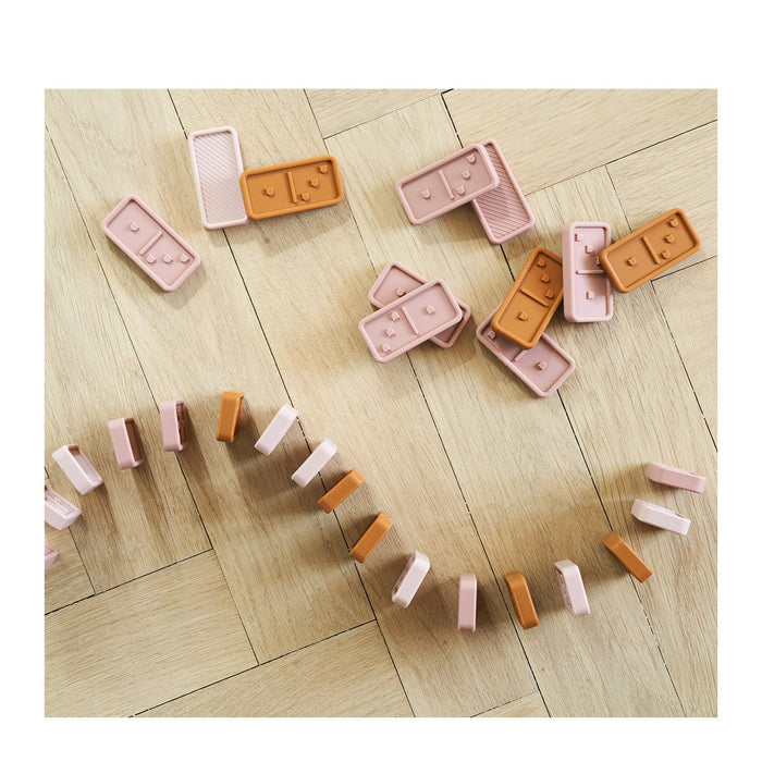 Dodo dominoes - Pink mix - 28 pieces par Liewood - Liewood | Jourès