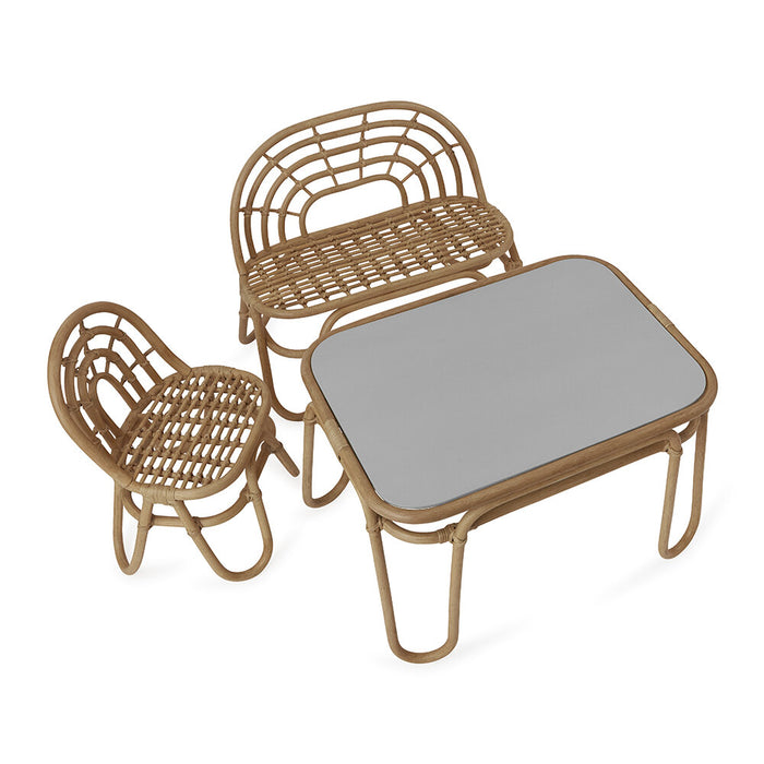 Rattan Rainbow Mini Chair par OYOY Living Design - Play time | Jourès