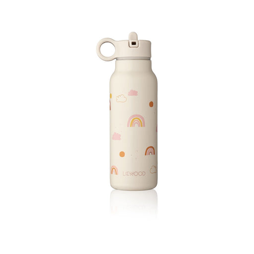Kids Stainless Steel Thermos Anker Water Bottle - Rainbow Love mix par Liewood - Mealtime | Jourès