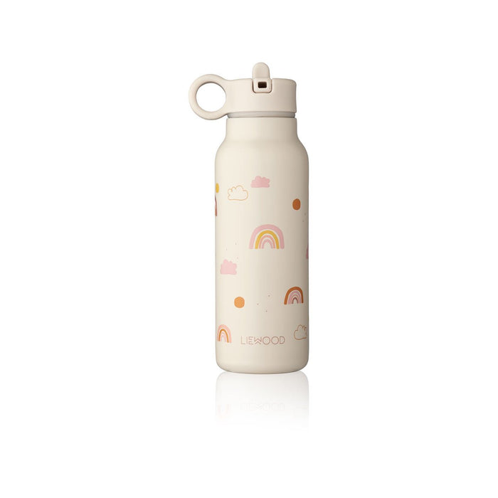 Kids Stainless Steel Thermos Anker Water Bottle - Rainbow Love mix par Liewood - Kitchen | Jourès