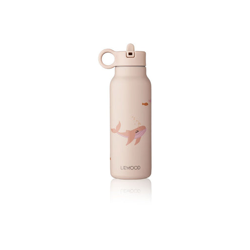 Kids Stainless Steel Thermos Anker Water Bottle - Sea Creature / Pink mix par Liewood - Outdoor mealtime | Jourès