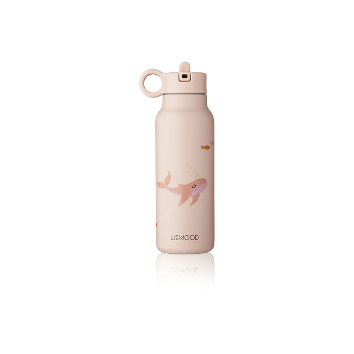 Kids Stainless Steel Thermos Anker Water Bottle - Sea Creature / Pink mix par Liewood - Back to School | Jourès