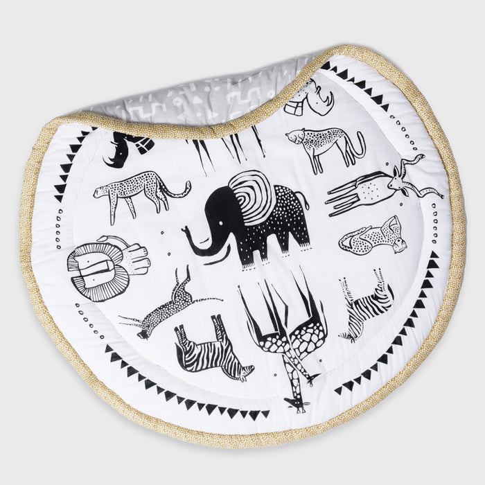 Tapis d'éveil en coton biologique - Safari par Wee Gallery - $100 et plus | Jourès